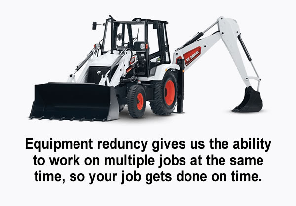 Grading Services Equipment Backhoe